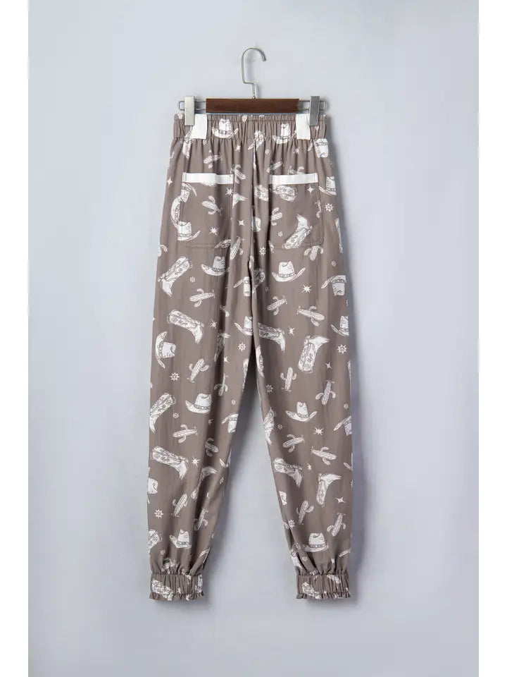 PRETTY BASH Western Jogger Pants
