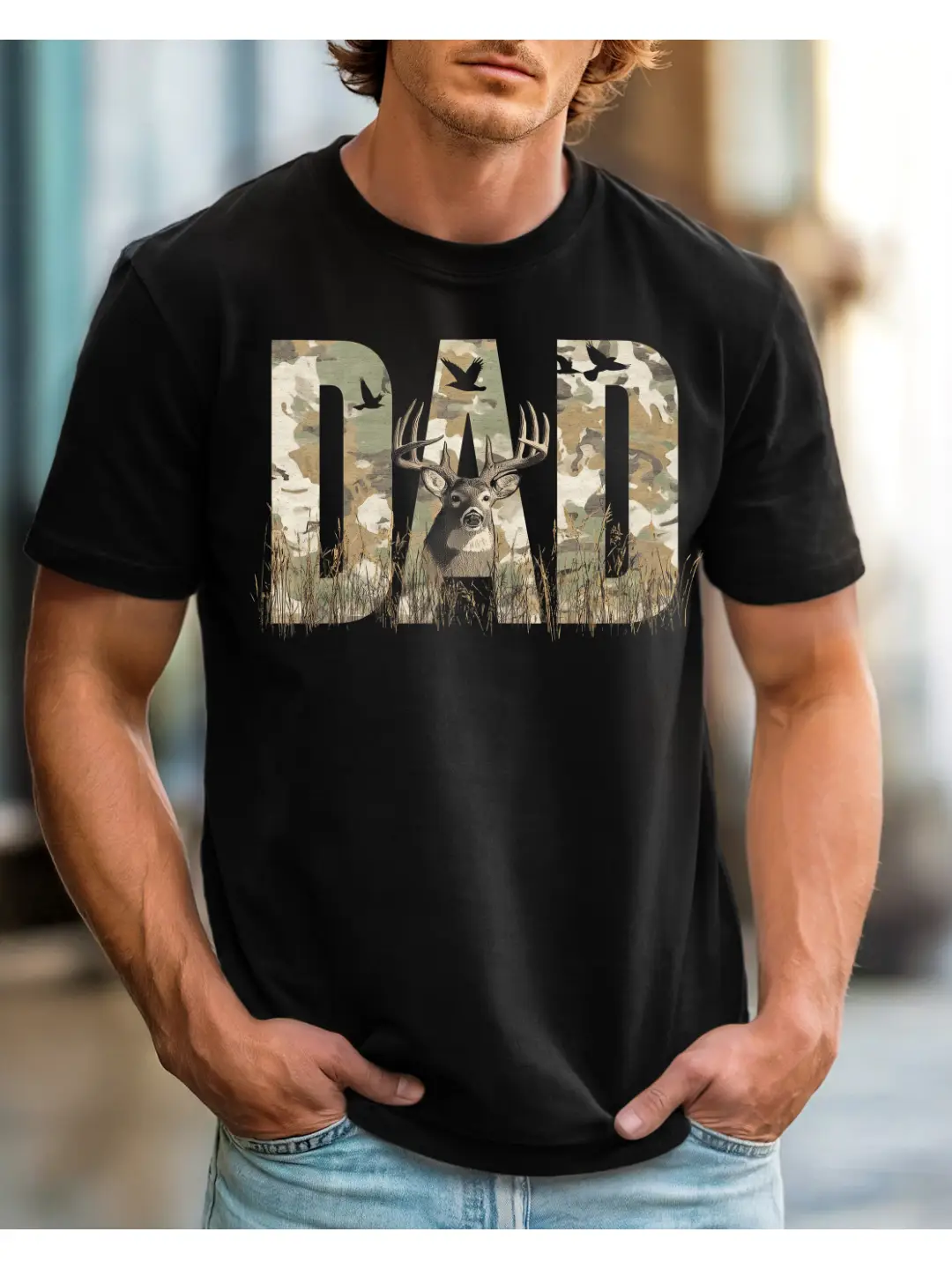 Camo Dad Mens Shirt