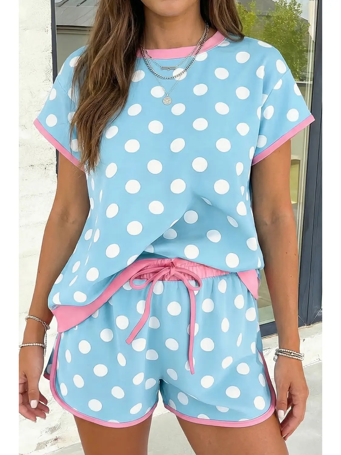 Striped Drawstring Sets