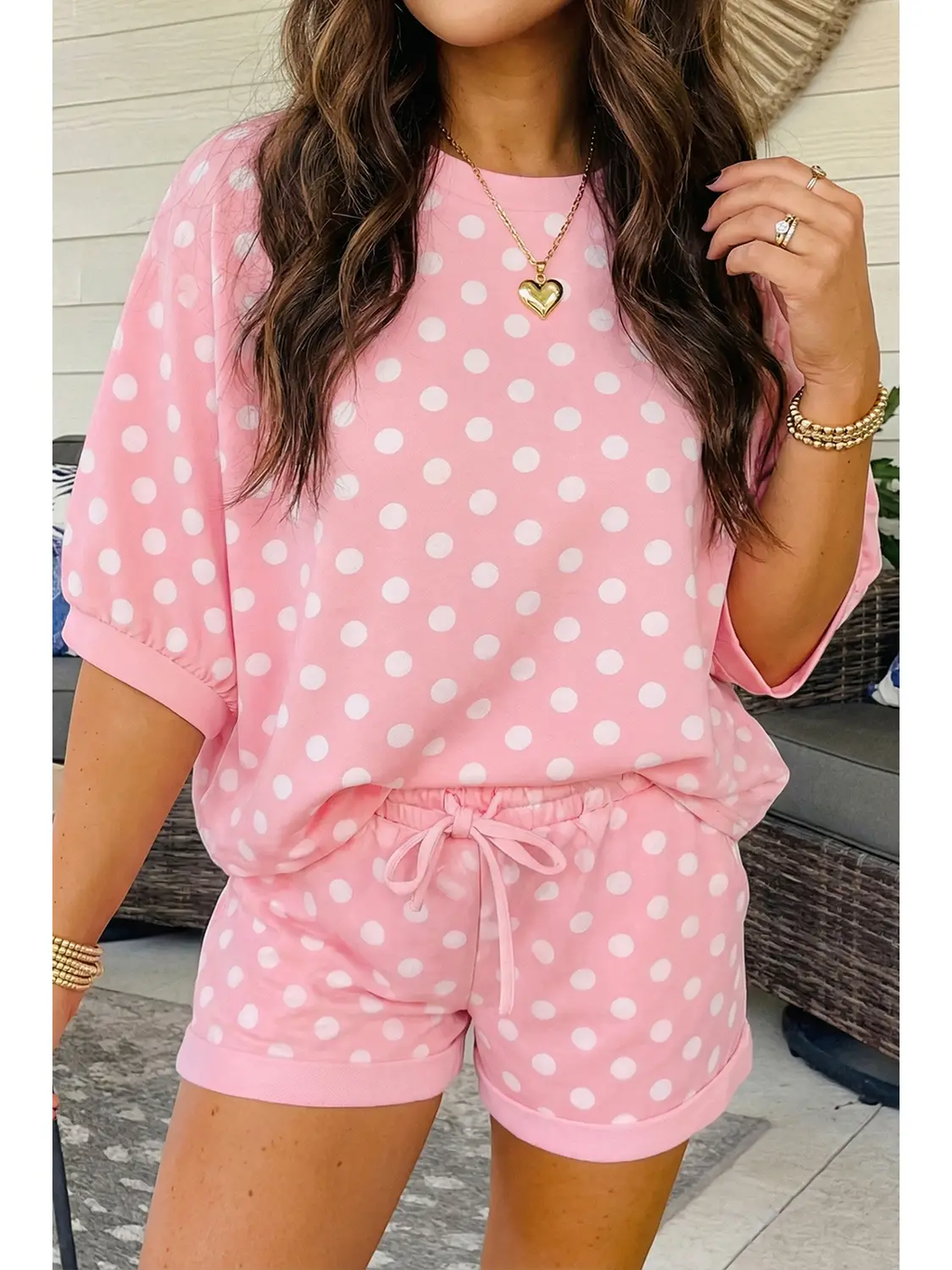 Striped Drawstring Sets